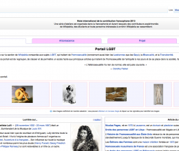 Wikipedia : Portail LGBT